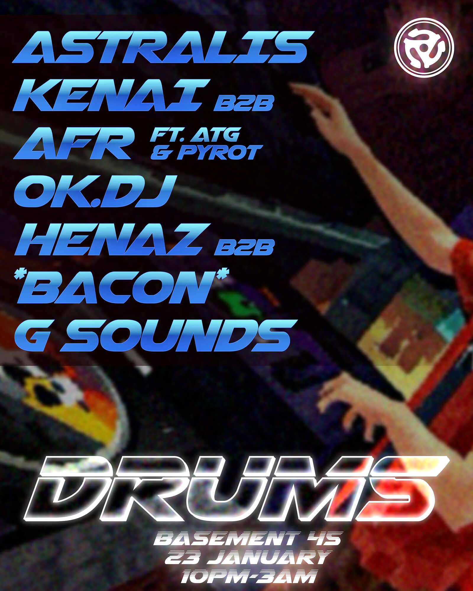 Basement 45 presents: DRUMS at Basement 45