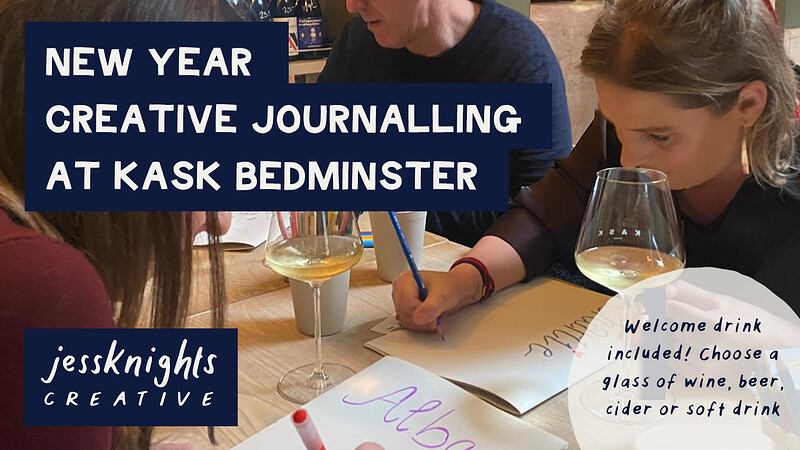 New Year Creative Journalling at Kask Wine Bar, North Street, Bristol, BS3 1EN