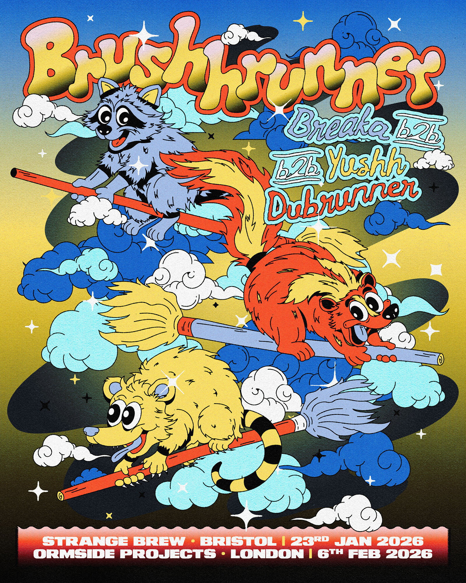 Brushhrunner ALL NIGHT LONG at Strange Brew
