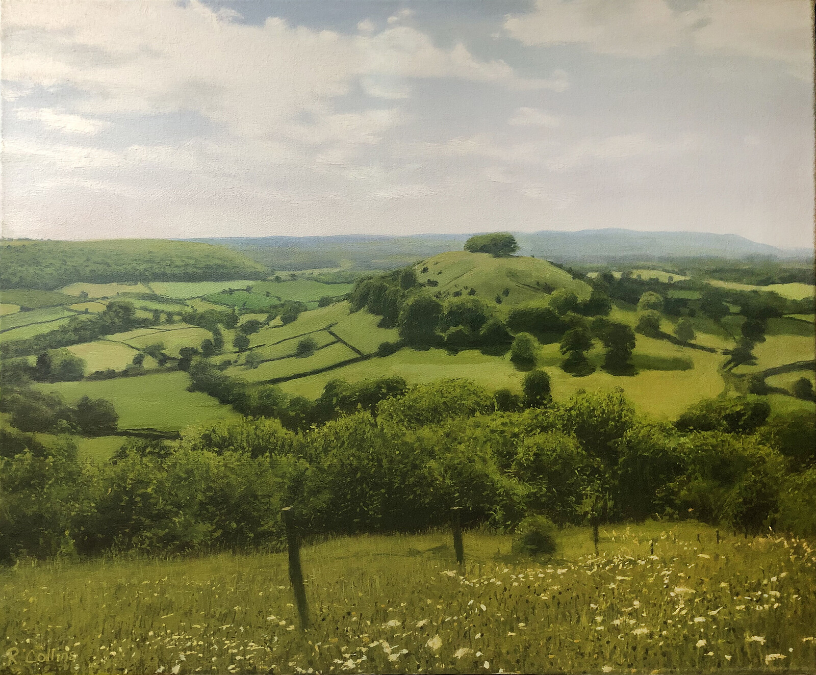 Rob Collins  A Life In Colour Exhibition Opening Evening at Tetbury Goods Shed