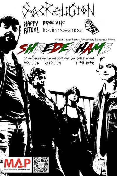 Gaza Fundraiser Gig at Shredenhams