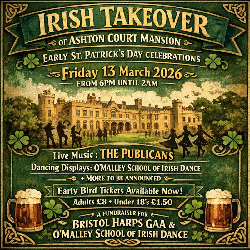 Irish Takeover of Ashton Court Mansion - Early St Patrick's Day at Ashton Court