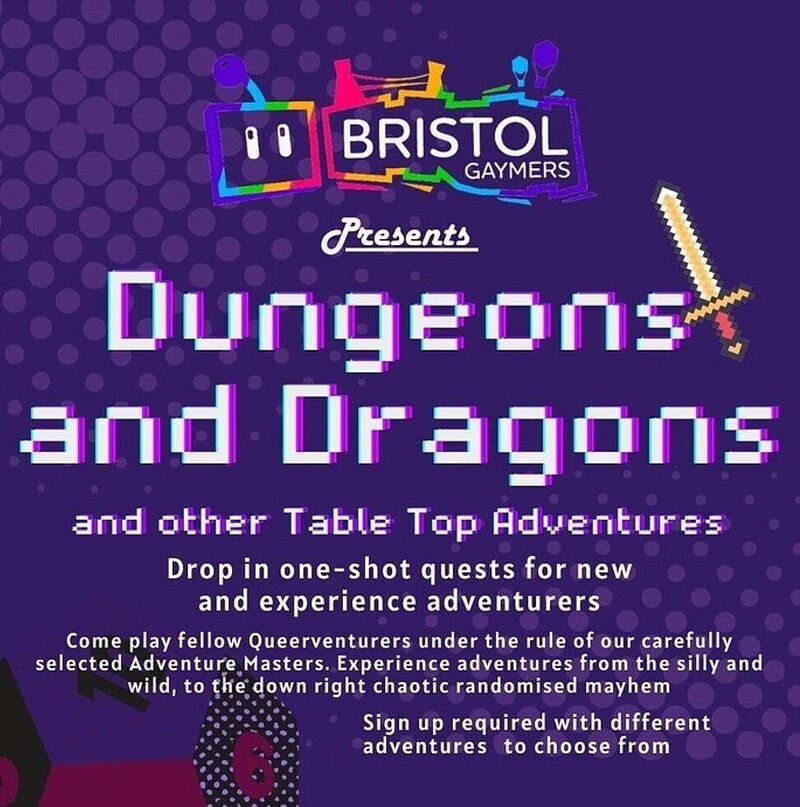 Bristol Gaymers TTRPG Evening at Old Market Tavern
