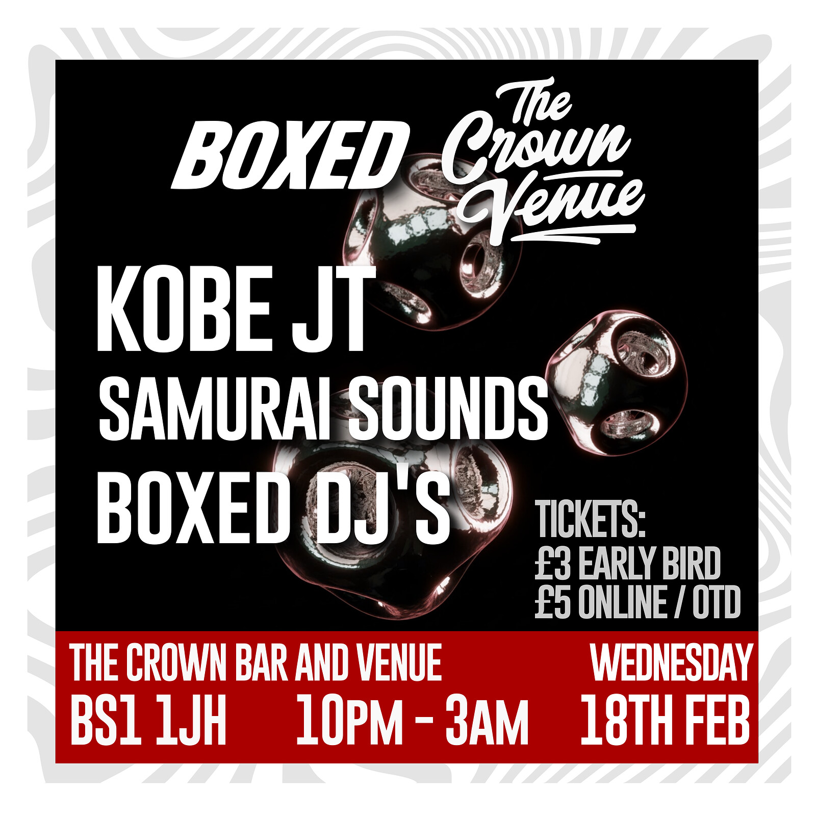 Boxed w/ Kobe J.T at The Crown