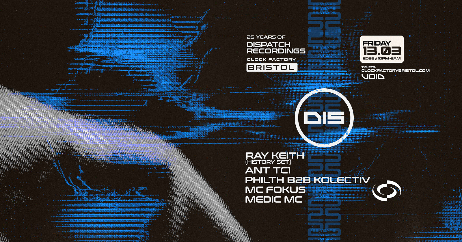 25 Years of Dispatch Recordings at Clock Factory