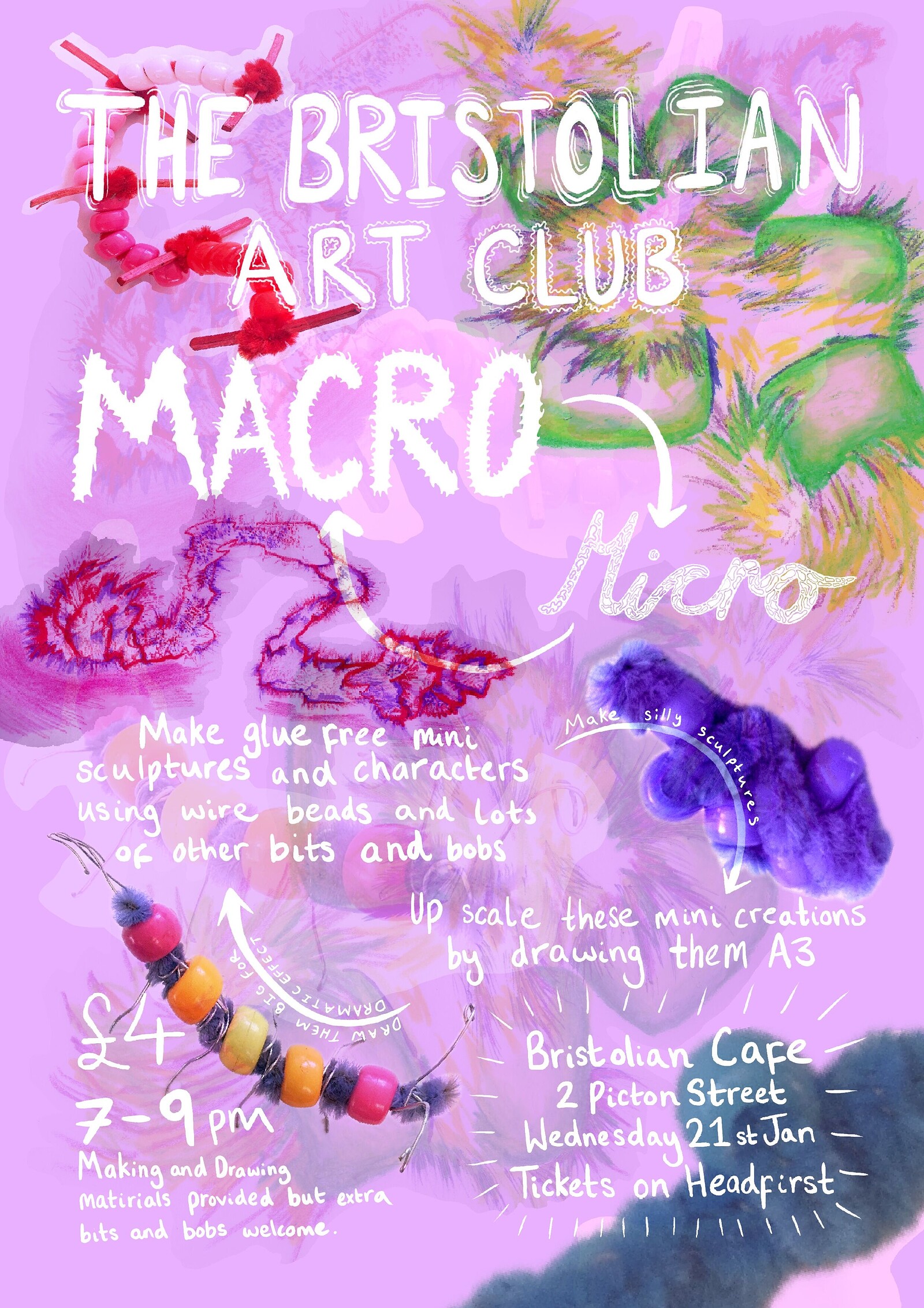 Bristolian Art Club, Macro - Micro at Bristolian cafe
