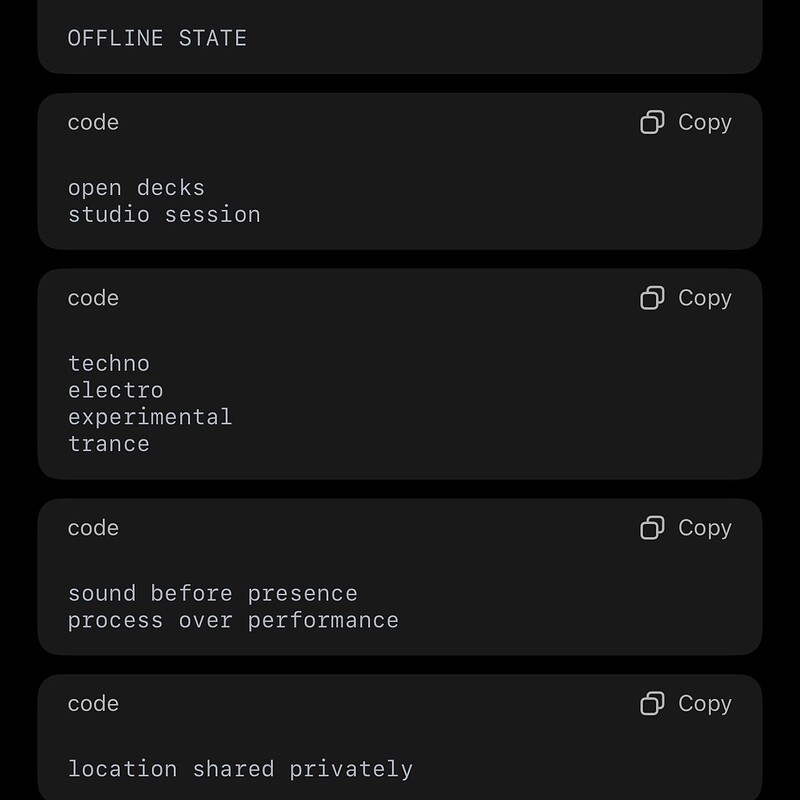 OFFLINE STATE at Secret BS2 Venue
