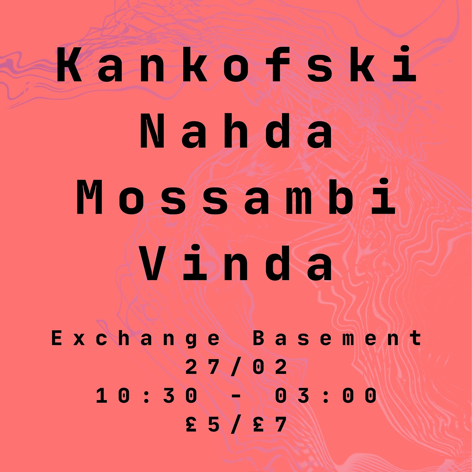 LAYA/TALA: Kankofski, Nahda, Mossambi at Exchange