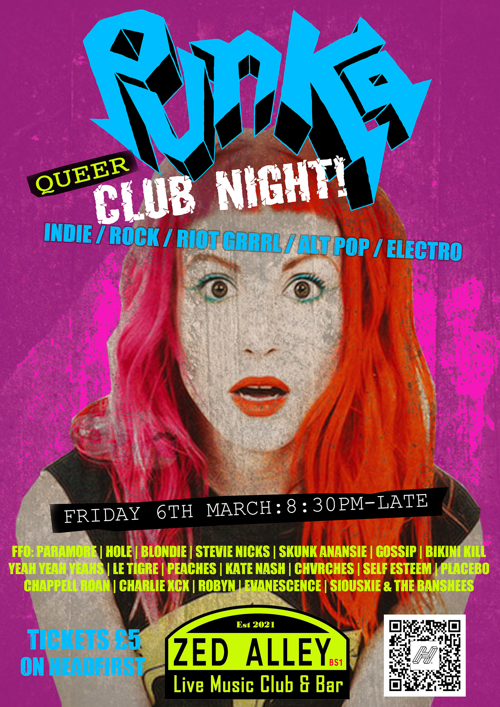 PUNKA CLUB NIGHT at Zed Alley