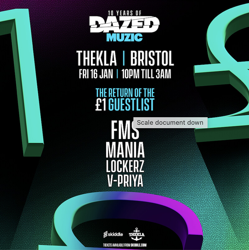 Dazed Muzic Presents The Return at Thekla