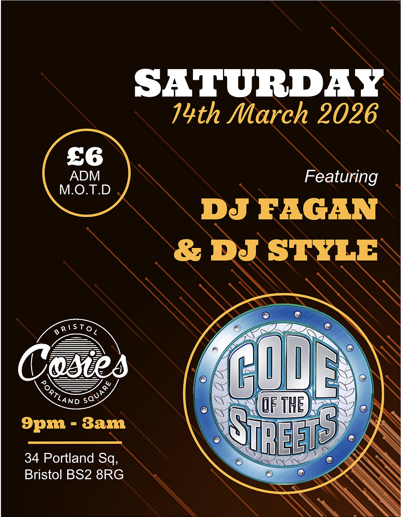 Code The Streets - 2026 at Cosies