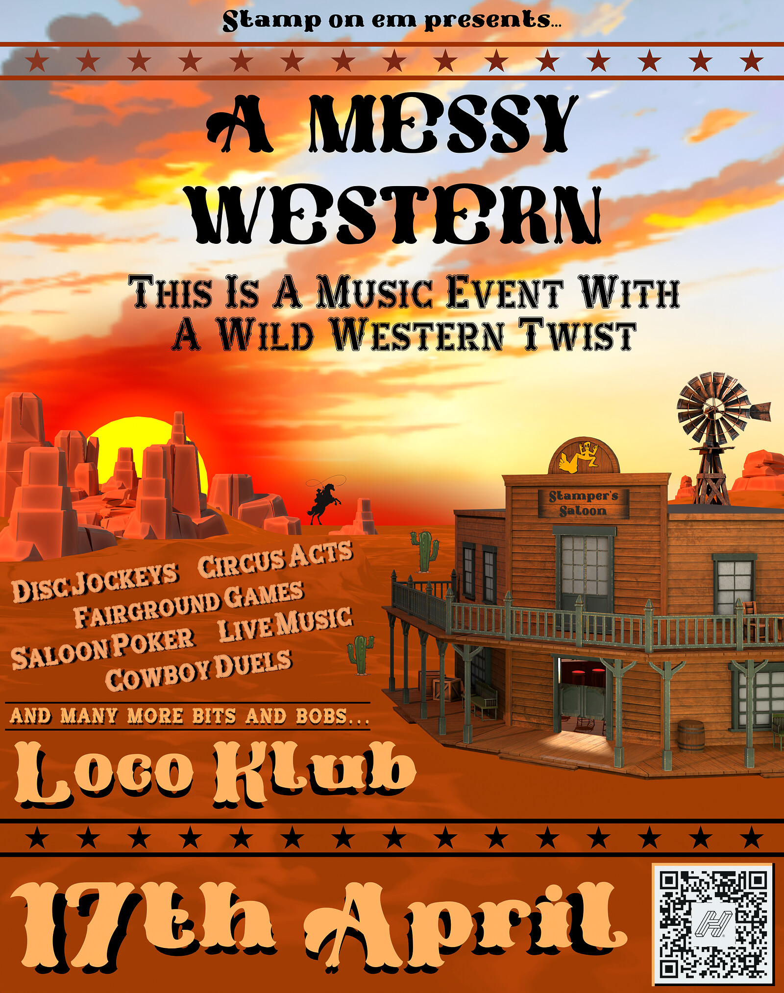 Stamp On Em presents: A Messy Western at Loco Klub