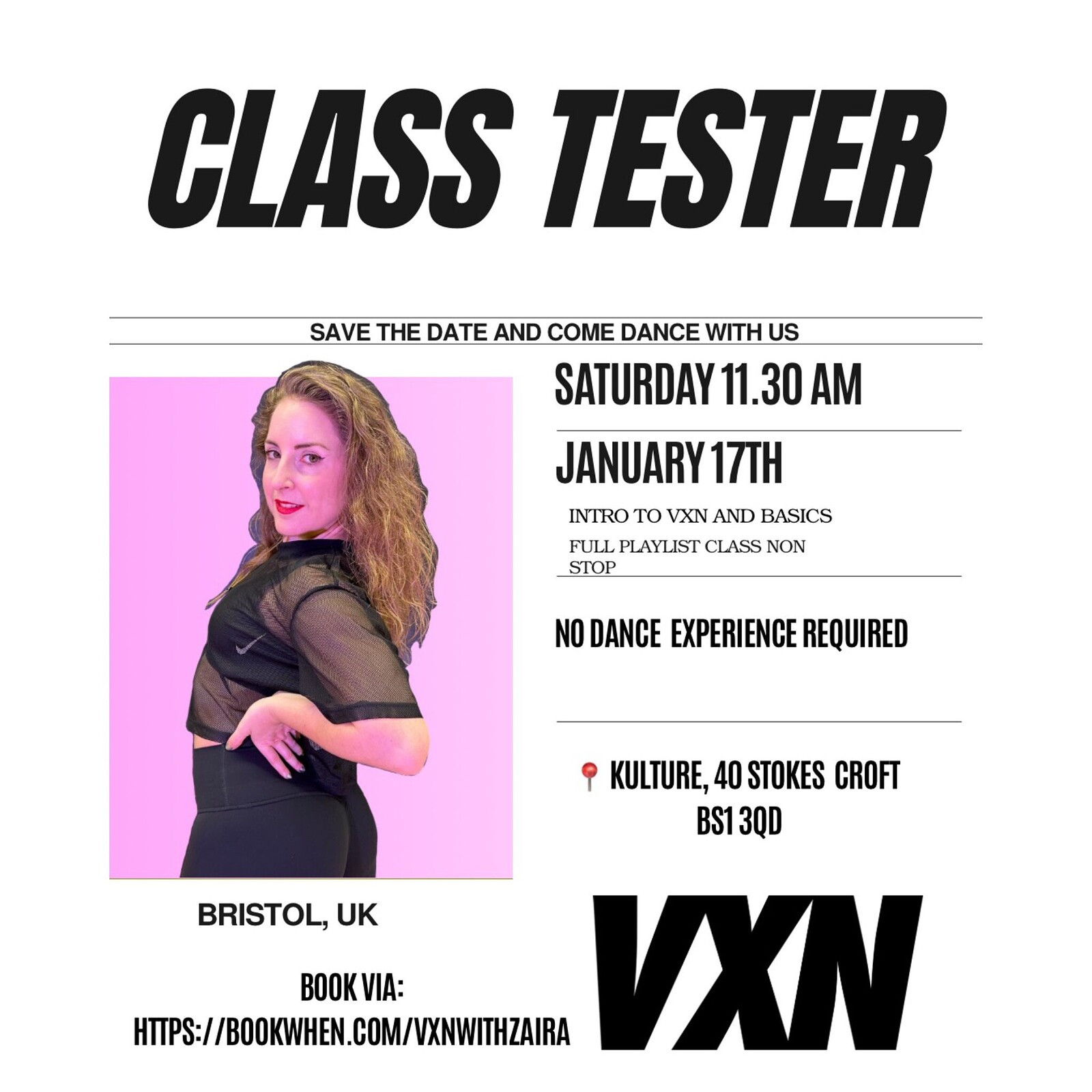 VXN Workout with Zaira at Kulture Dance Studio