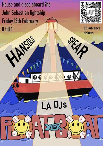 Float Yer Boat at John Sebastian lightship, Bathurst Basin, BS1 6SG