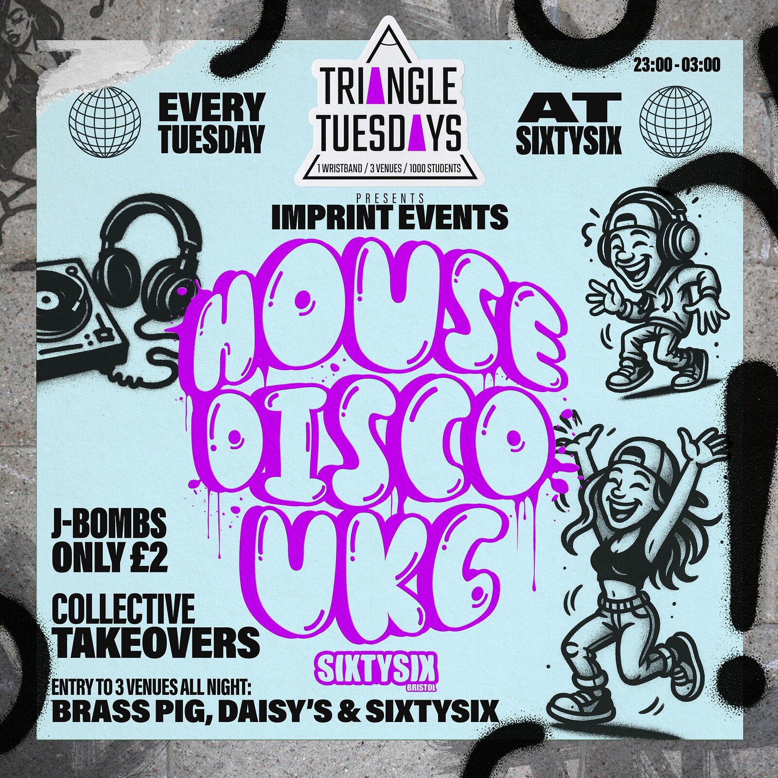 Imprint Events Takeover- Triangle Tuesdays at Sixtysix