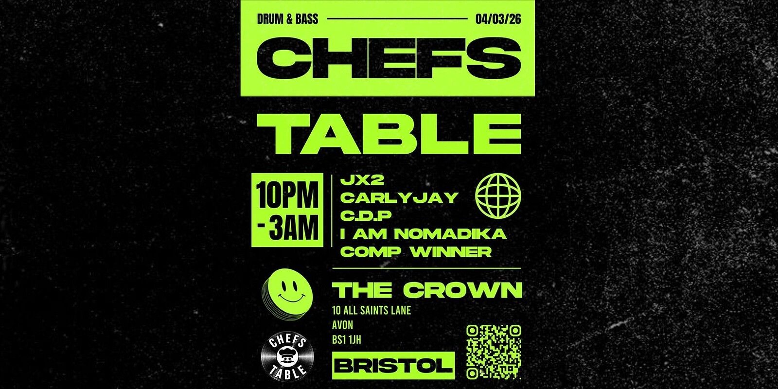 Chefs Table Presents 1st Birthday at The Crown