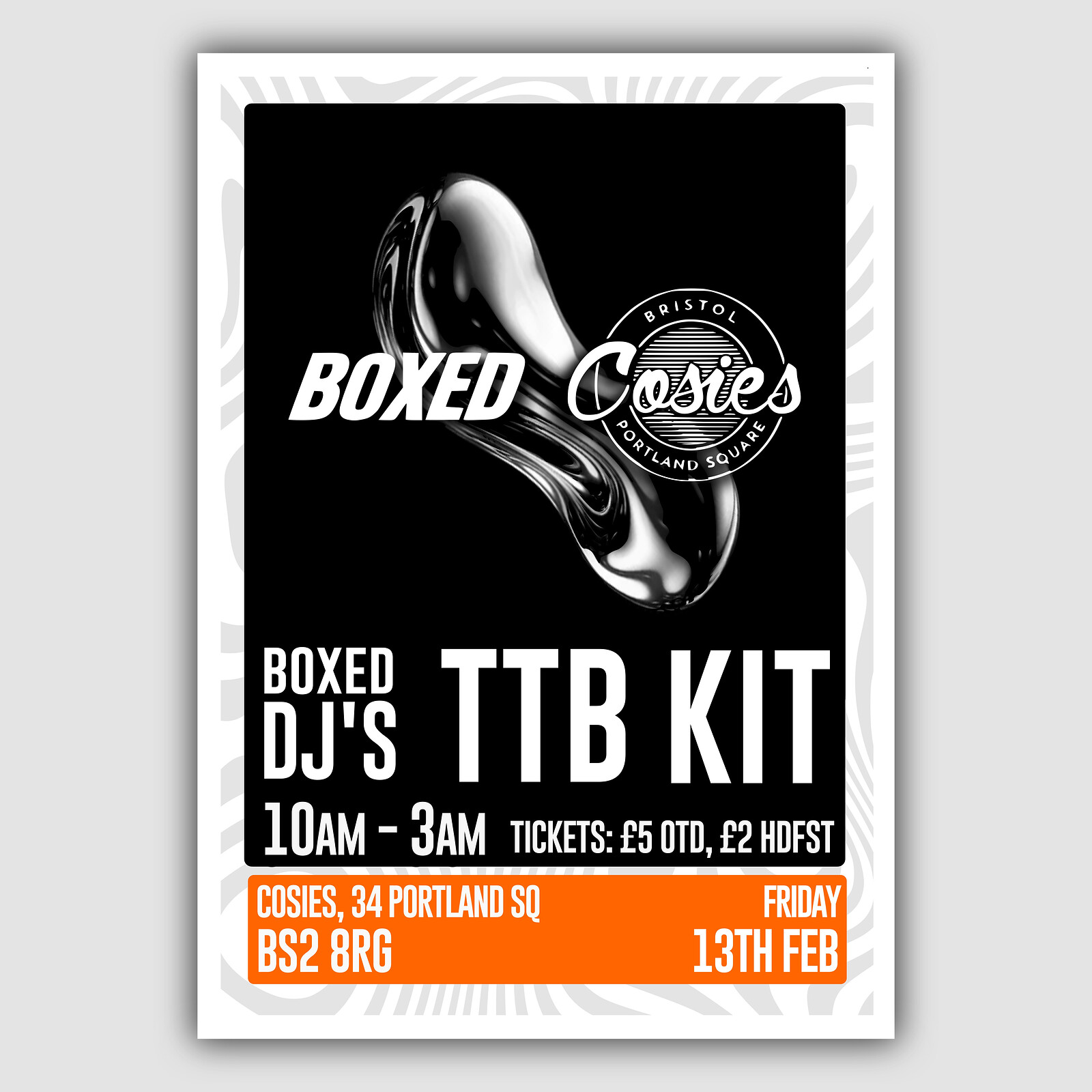 Boxed w/ DJ Kit, TTB & Boxed DJ's at Cosies