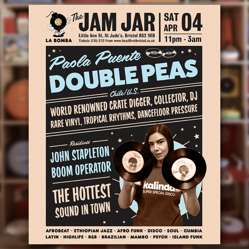 LA BOMBA present Double Peas at The Jam Jar