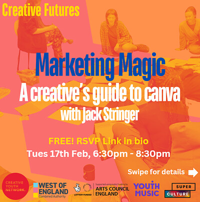 Marketing Magic | A Creative's guide to Canva with Jack Stringer at Online