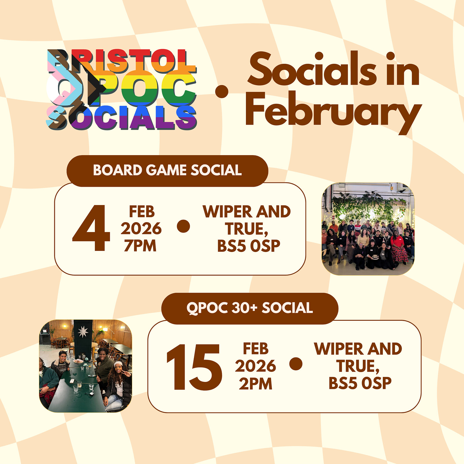 Bristol QPOC Board Game Social at Wiper and True Tap Room, BS5 0SP