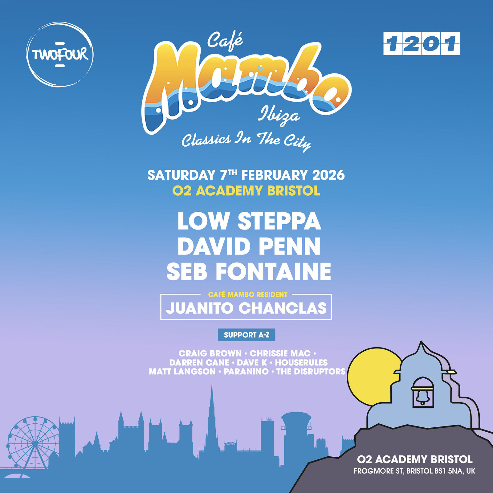 Cafe Mambo Ibiza Classics in the City – Bristol at O2 Academy