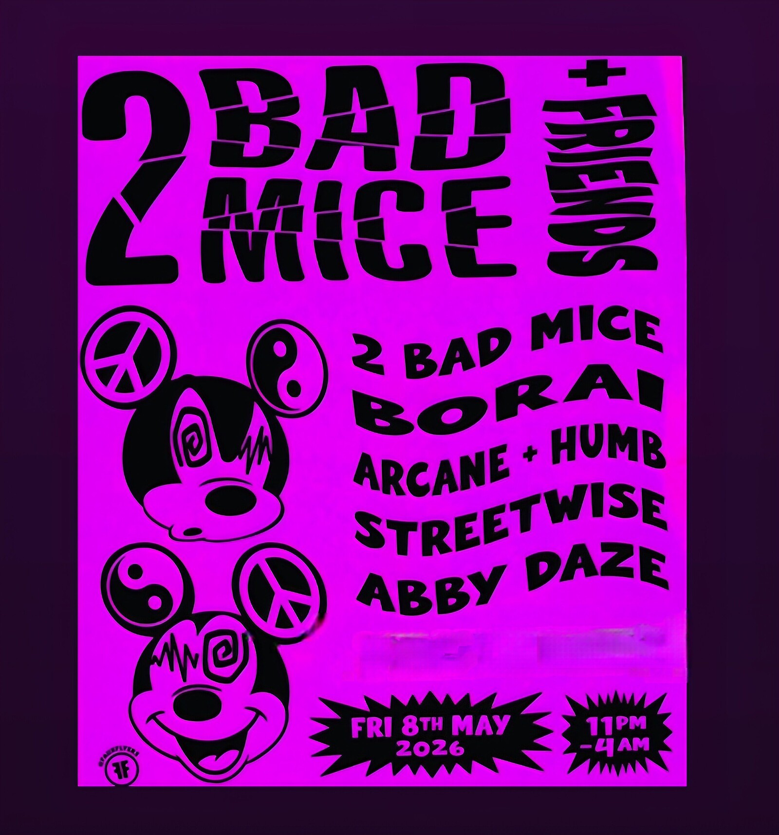 2 Bad Mice & Friends at The Jam Jar