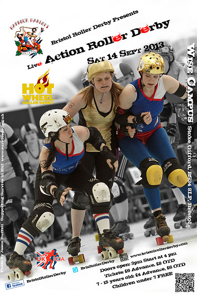 Bristol Roller Derby at Wise Campus, Sgs College