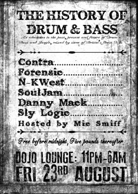 The History Of Drum & Bass at Dojo