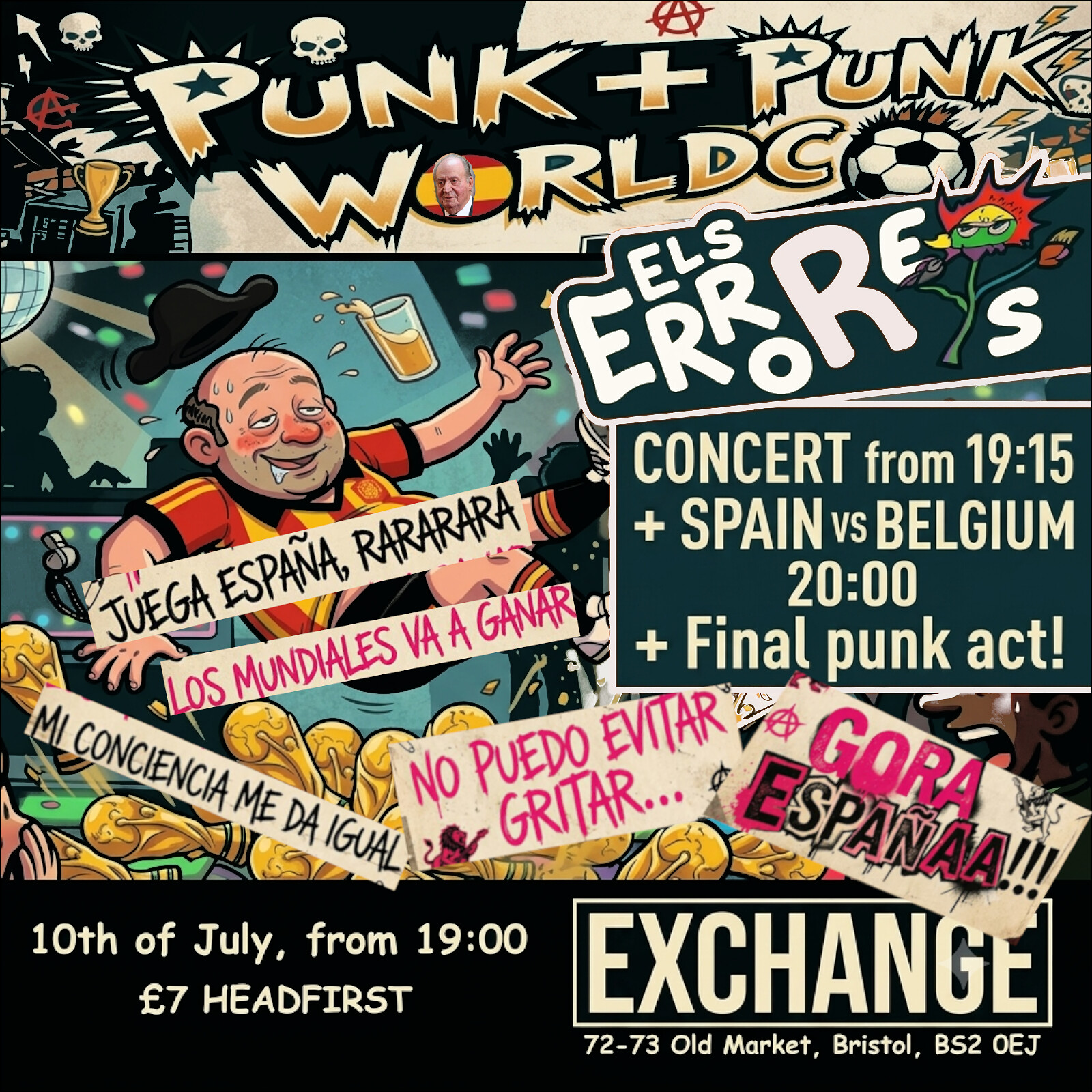 Els Errorets + the World Cup quarter-finals at Exchange