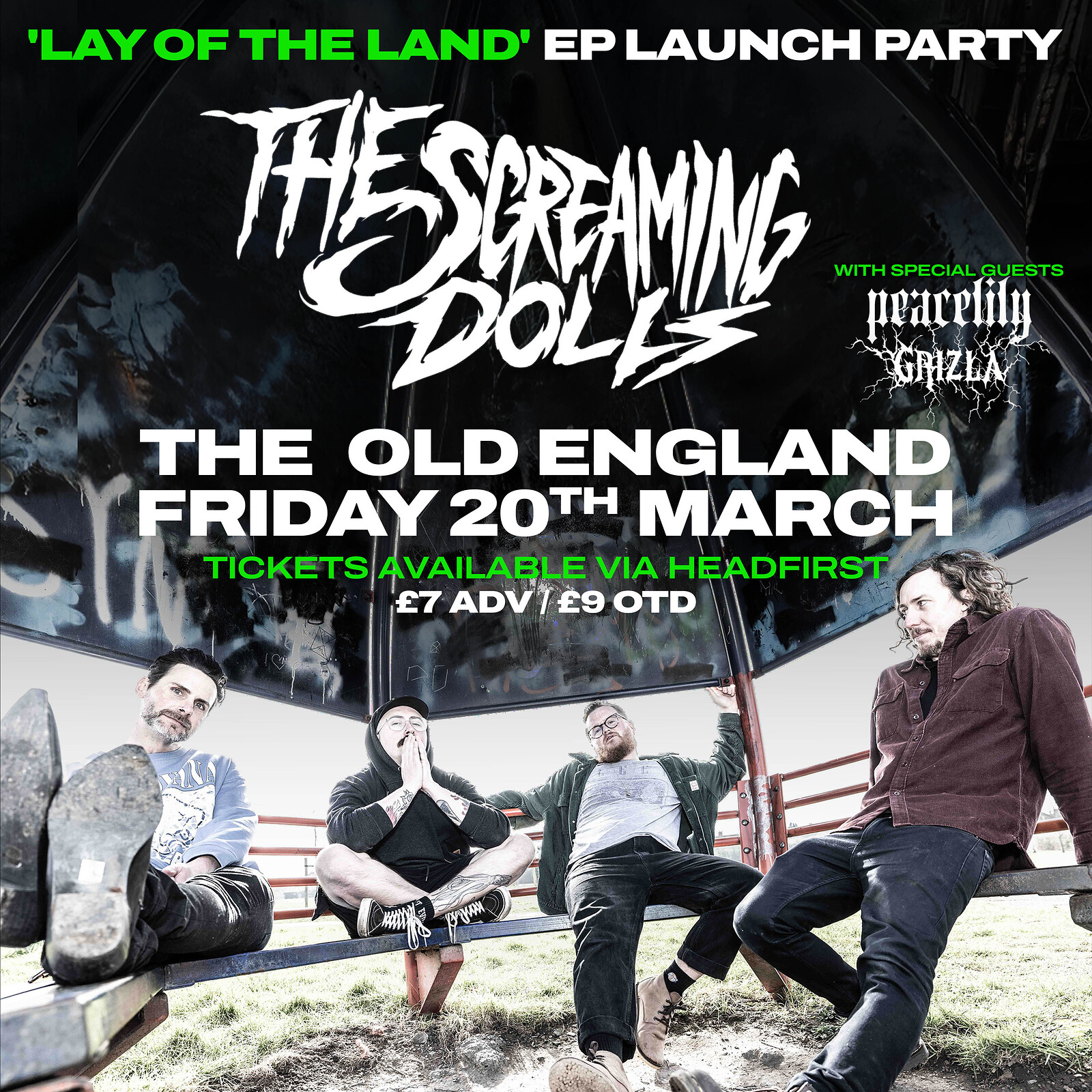 The Screaming Dolls, EP release party at The Old England Pub