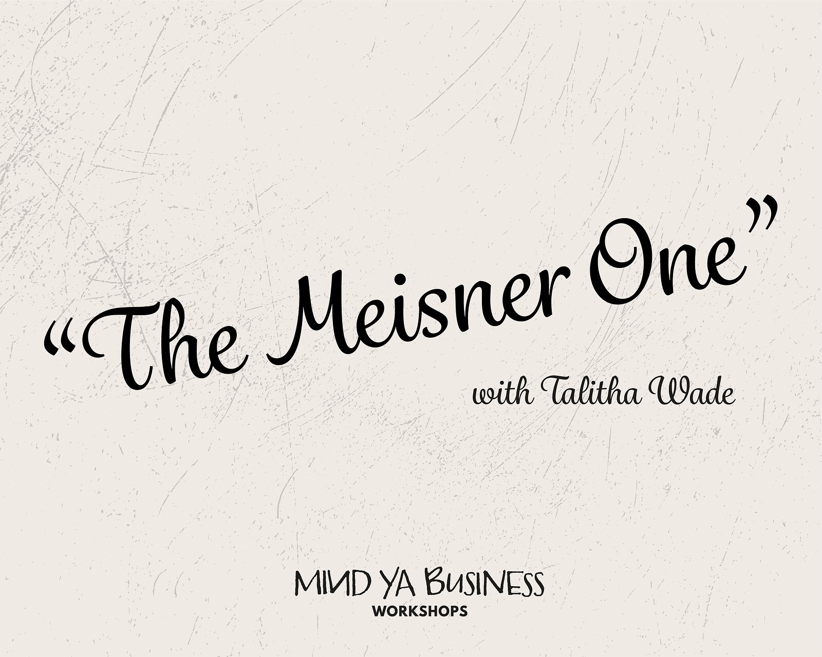 Meisner Drop-In Session at Sparks Bristol