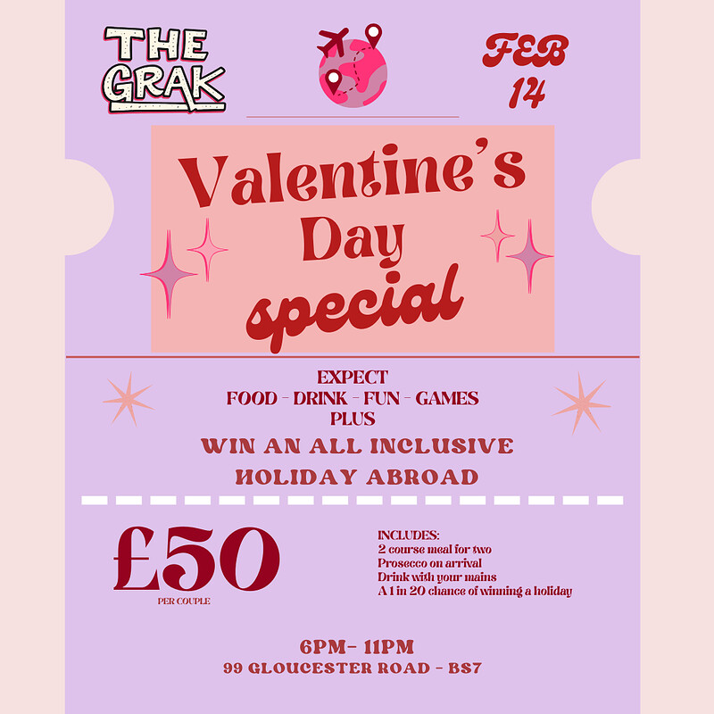 Valentine's Special at The GRAK
