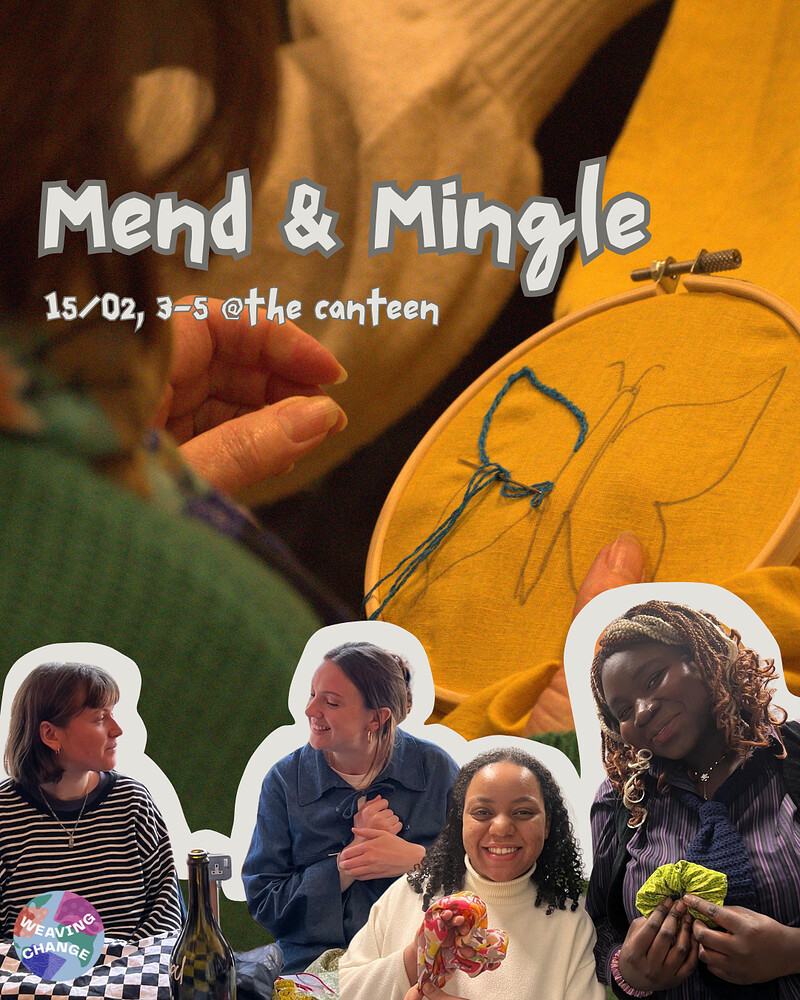 Mend & mingle at The Canteen