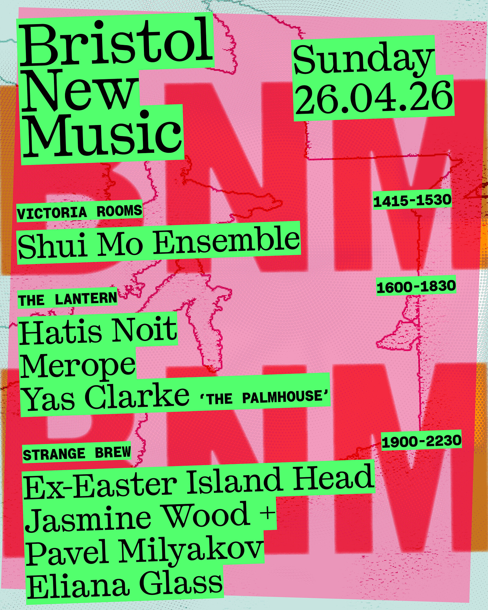 Bristol New Music 2026 - Sunday pass at Bristol Beacon