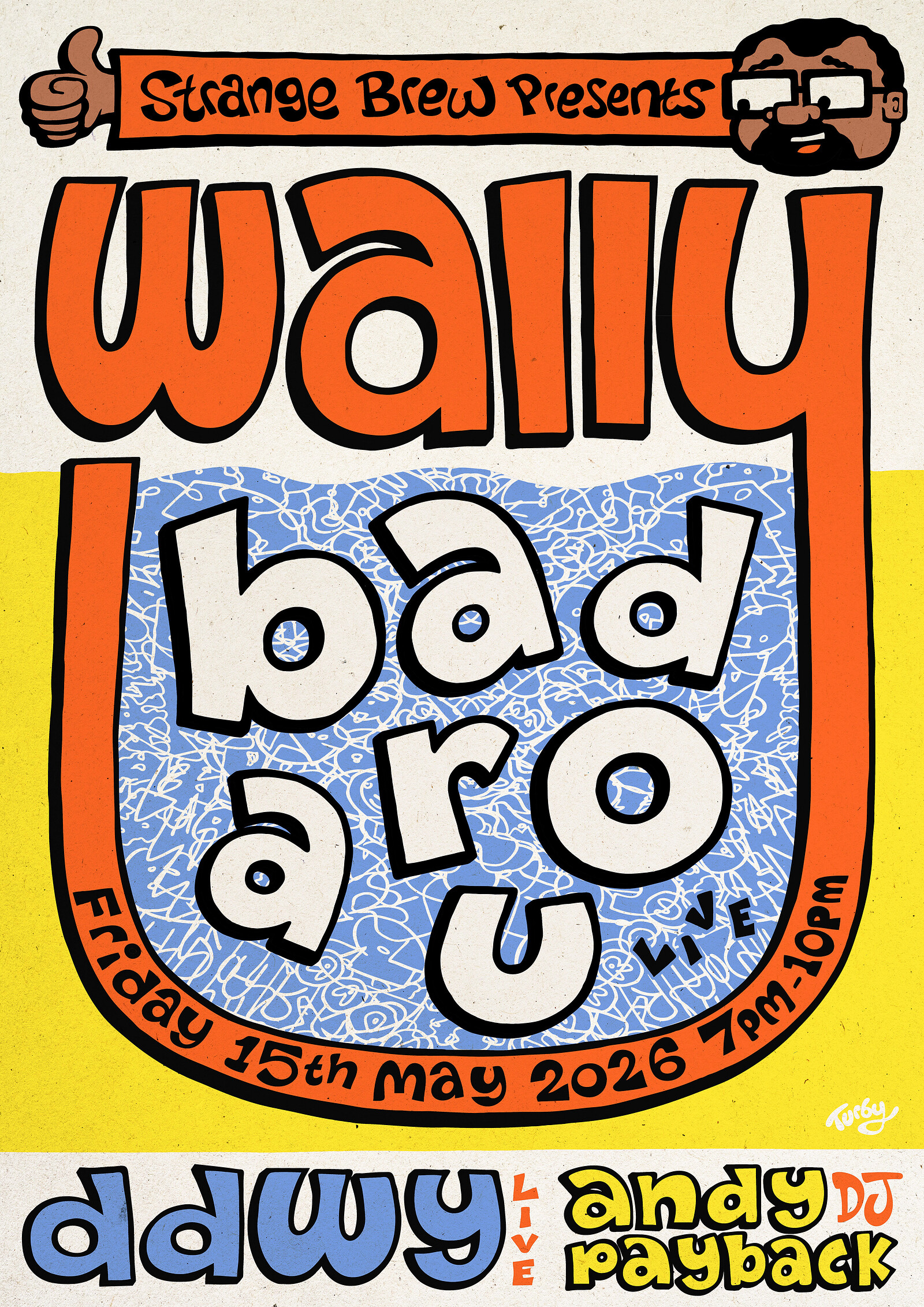 Wally Badarou + ddwy + Andy Payback at Strange Brew