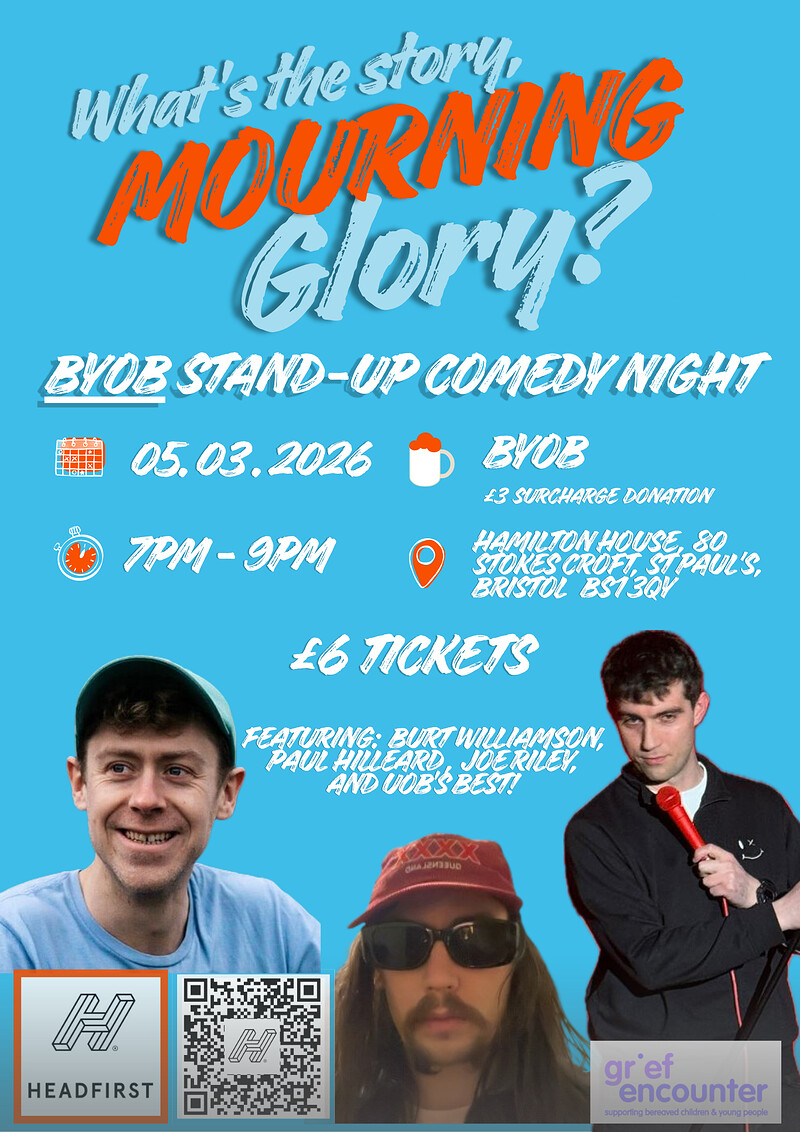 What's the Story, Mourning Glory? at Hamilton House, 80 Stokes Croft, St Paul's, Bristol BS1 3QY