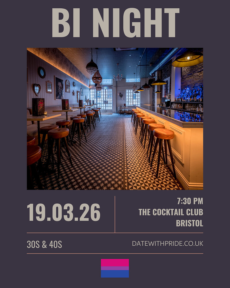 Bi Night - LGBTQ+ Speed Dating Bristol at Cocktail Club Corn Street