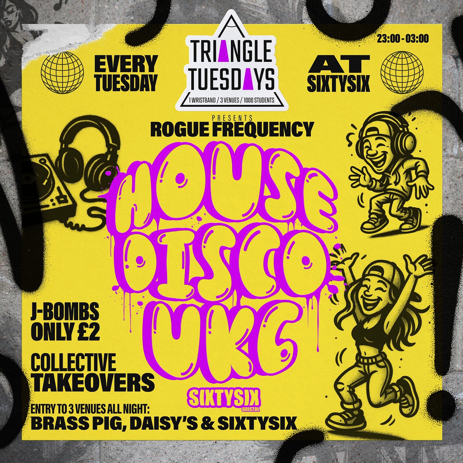 Rogue Frequency Takeover - Triangle Tuesdays at Sixtysix