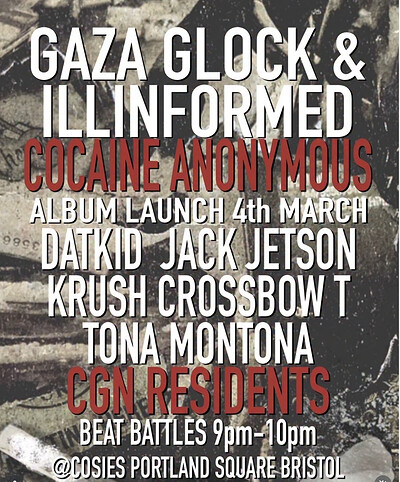CGN - Gaza Glock & Illinformed Album Launch Special - Beat Battles at Cosies