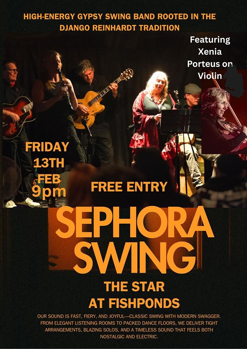 Sephora Swing Gypsy Jazz Band at The Star Fishponds