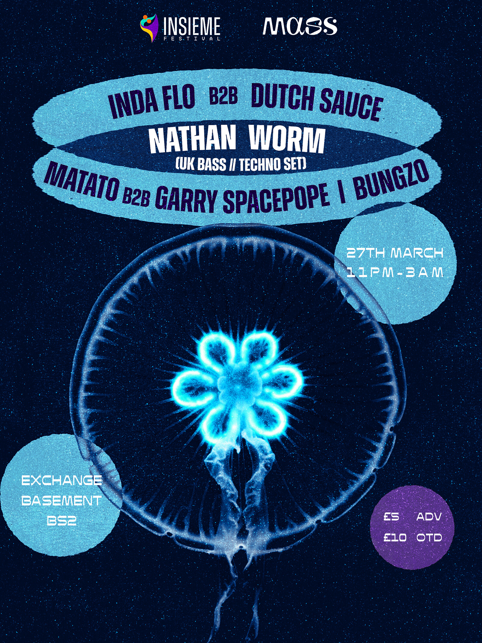 Insieme Festival x MASS: Nathan Worm + More at Exchange