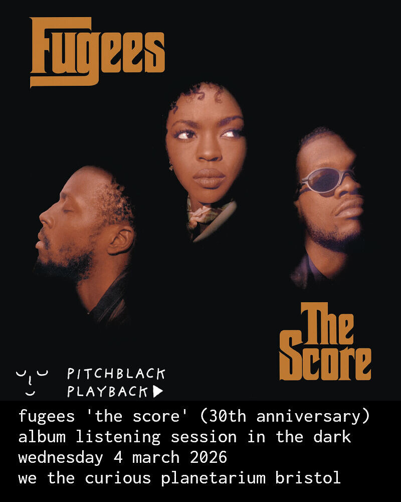 Fugees 'The Score' listening session in the dark at We The Curious Planetarium