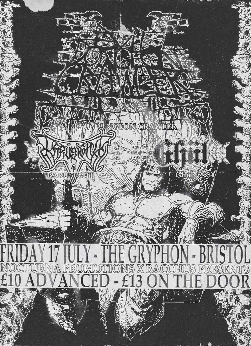 Evil Dungeon Crawler, Parusight, Ghül at The Gryphon
