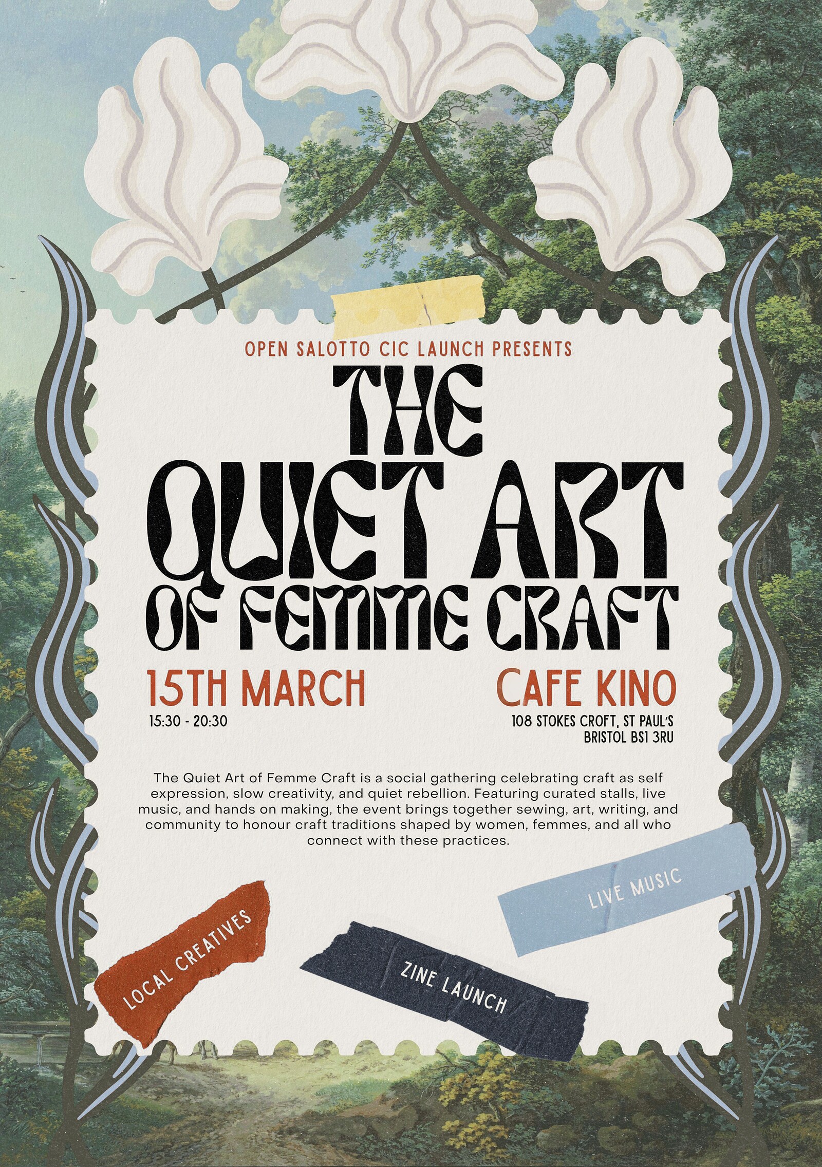 Open Salotto CIC Presents: The Quiet Art of Femme Craft at Cafe Kino