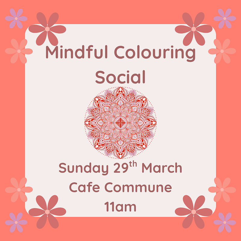 Sapphic Sundays: mindful colouring social at Cafe Commune, One Castlepark, BS2 0JA