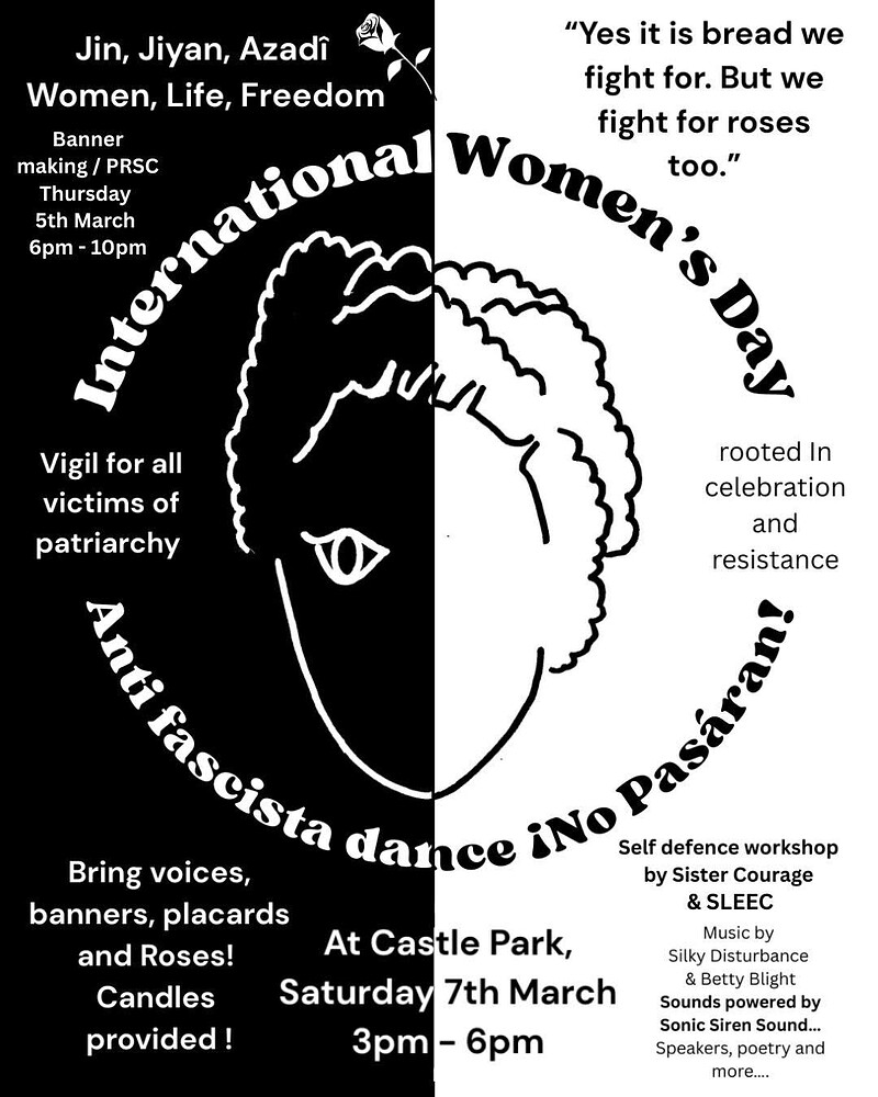 International women's day, Castle park Bandstand at Castle park