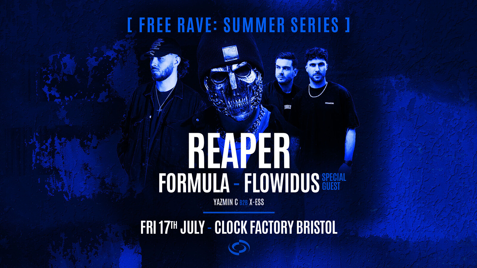 Rave  • REAPER, Formula & Flowidus at Clock Factory