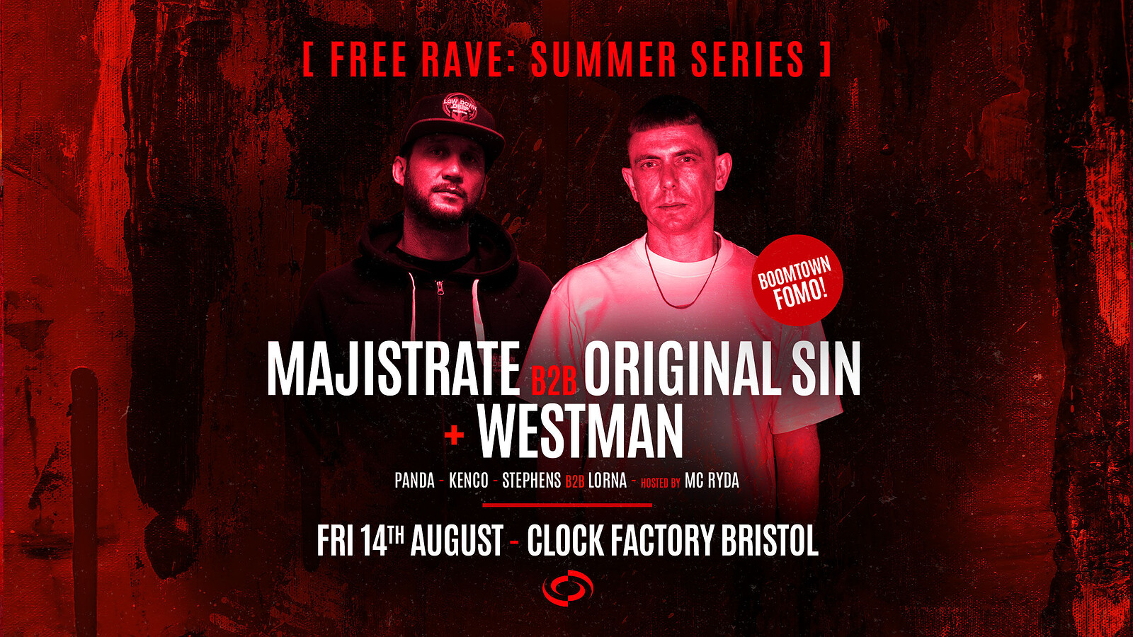 Rave  • Majistrate B2B Original Sin + Westman at Clock Factory