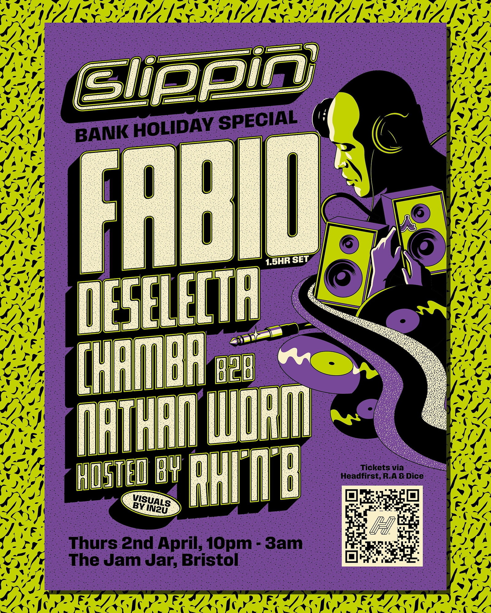 FABIO - 90min set & Deselecta, Rhi’N’B, Chamba B2B Nathan Worm + Visuals at The Jam Jar