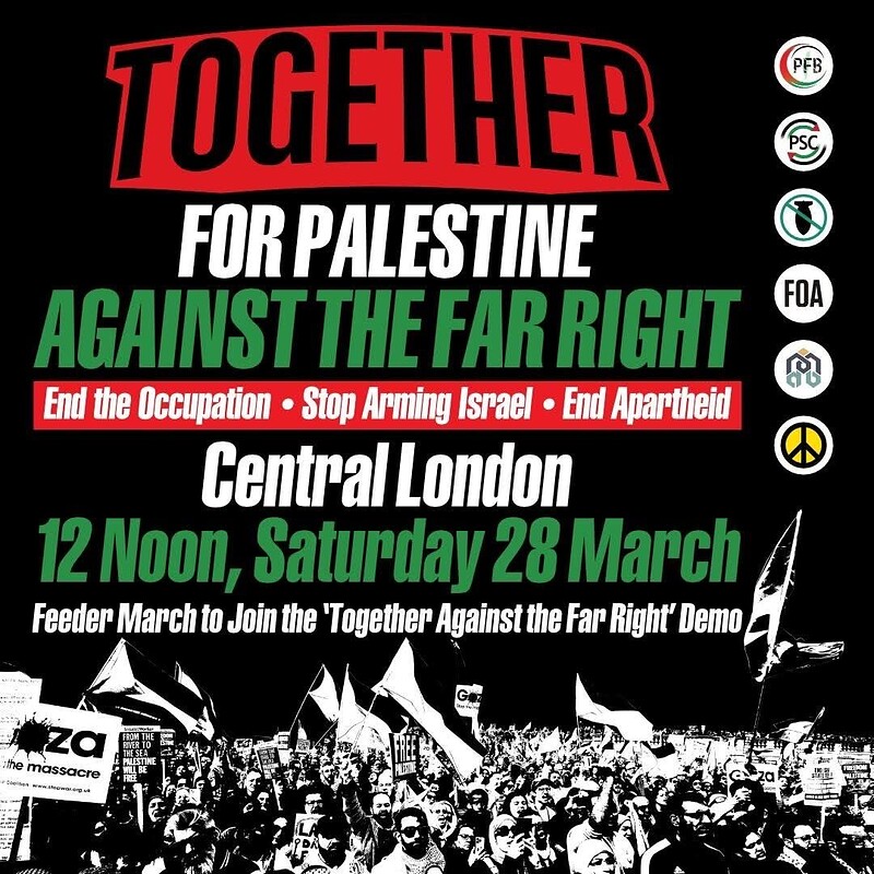 Together Alliance National Demo in London at Anchor Road - Bristol